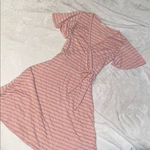 Faux Wrap Dress